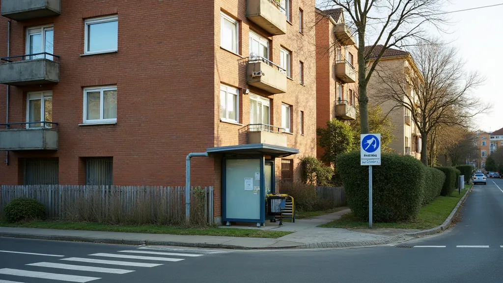 Tremblay-en-France : les quartiers à éviter avant d'investir Détail architectural d'un quartier résidentiel de Tremblay-en-France le matin